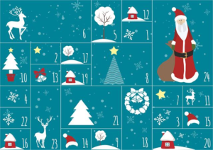 Advent Calendar House with Doors: Open Doors to Holiday Magic!