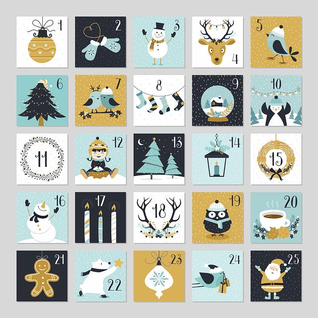 Count Down to Christmas with Free Advent Calendar Numbers Printable PDF 7 Creative Ways to Display Your Advent Calendar Numbers in Your Home