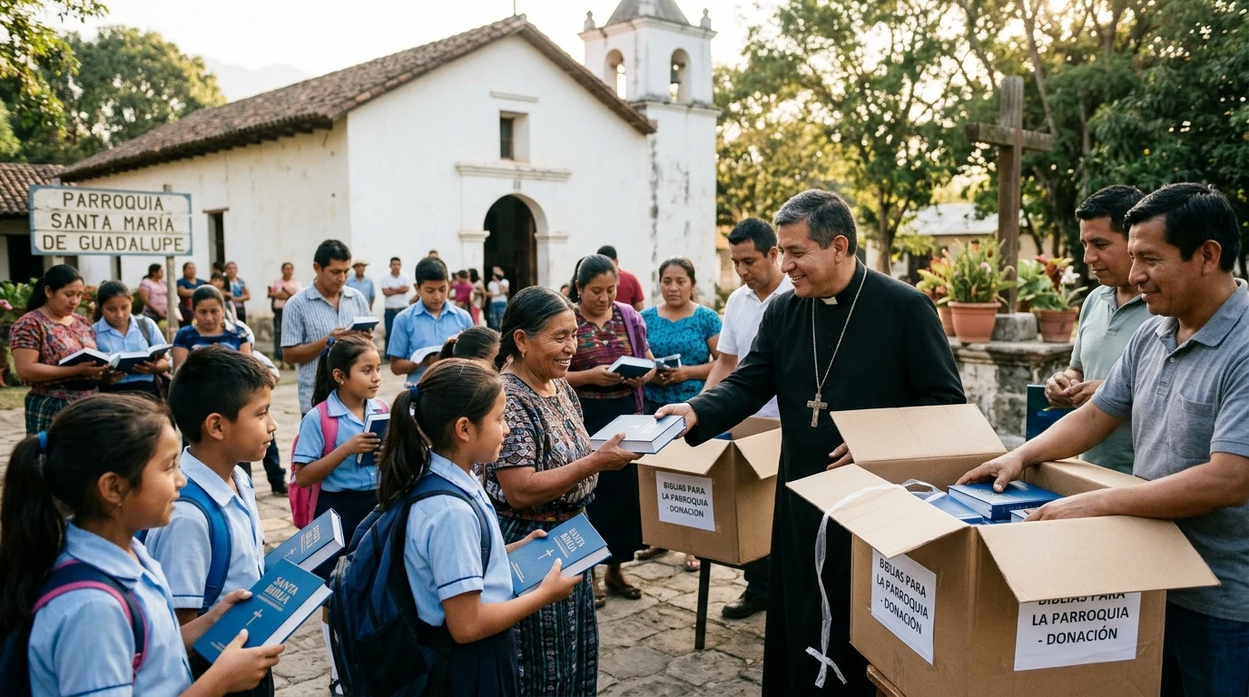 We Provide Bibles Worldwide — Global Church Outreach 1 We Provide Bibles Worldwide (AI Generated Image)
