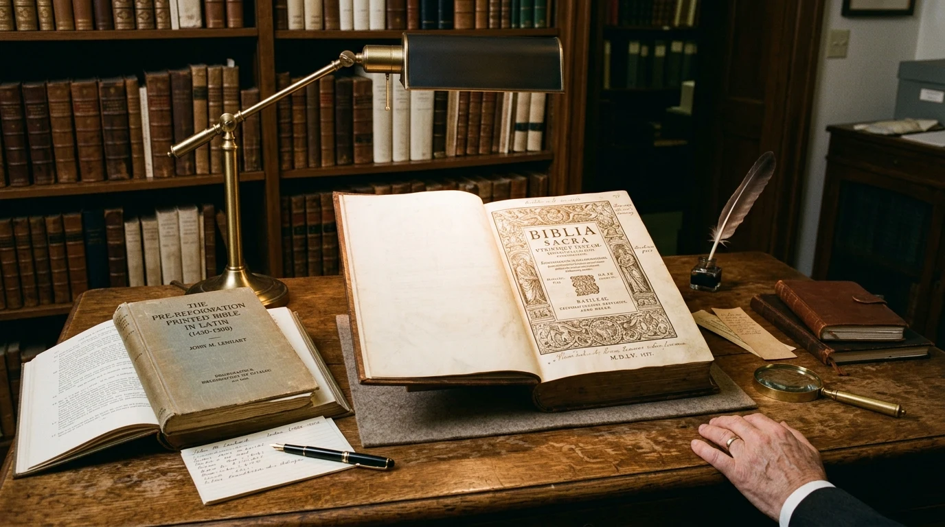 Lenhart Protestant Latin Bibles (AI Generated Image)